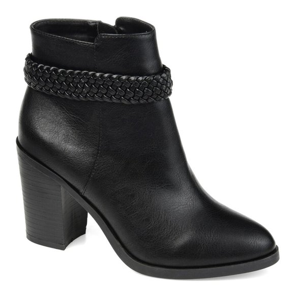 *FITS SIZE 10* Leather Ankle Booties - Picture 1 of 5